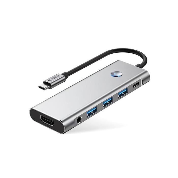 Tech-Protect - Tech-Protect HB04 9in1 Hub Adapter - Space Grå