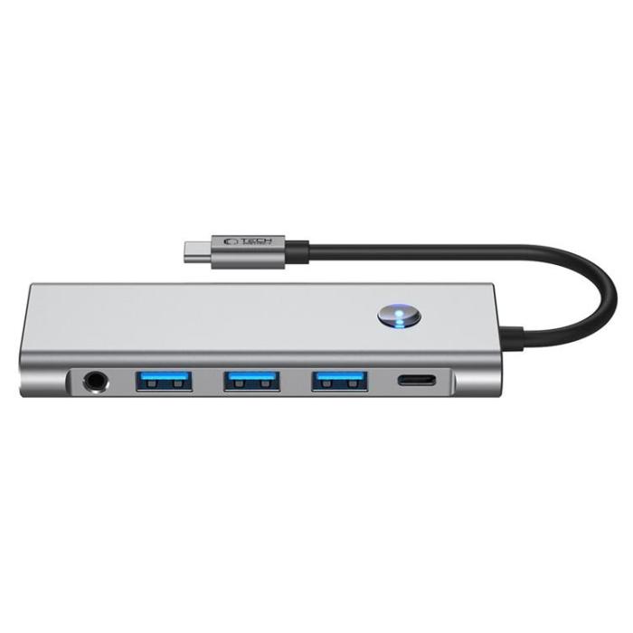 Tech-Protect - Tech-Protect HB04 9in1 Hub Adapter - Space Grå