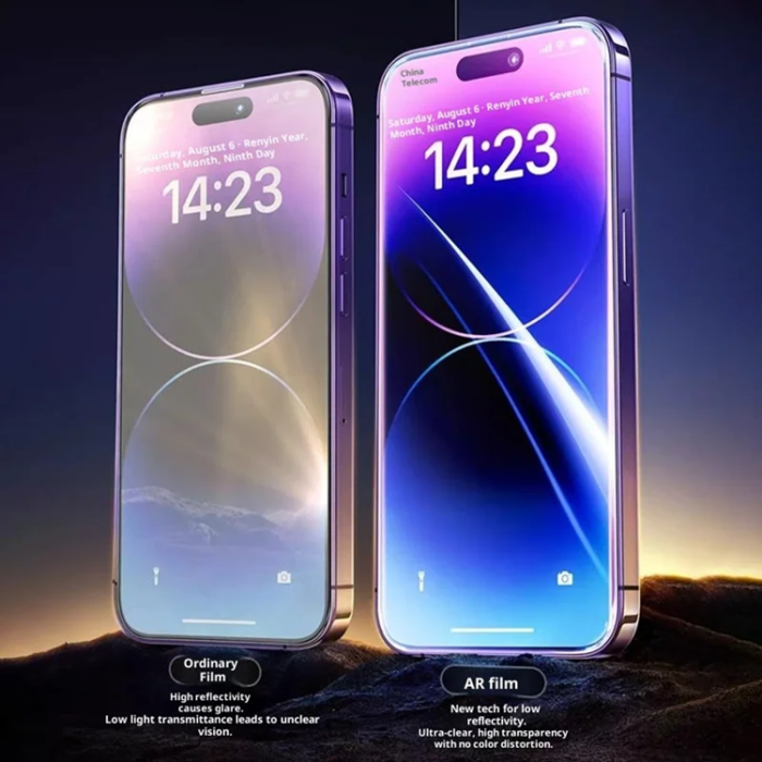 A-One Brand - [1-Pack] Skärmskydd Härdat Glas För iPhone 17 Pro Max - Svart