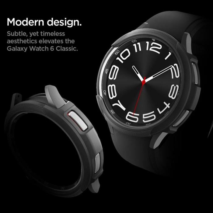 Spigen - Spigen Galaxy Watch 6 Classic (47mm) Skal Liquid Air - Matt Svart
