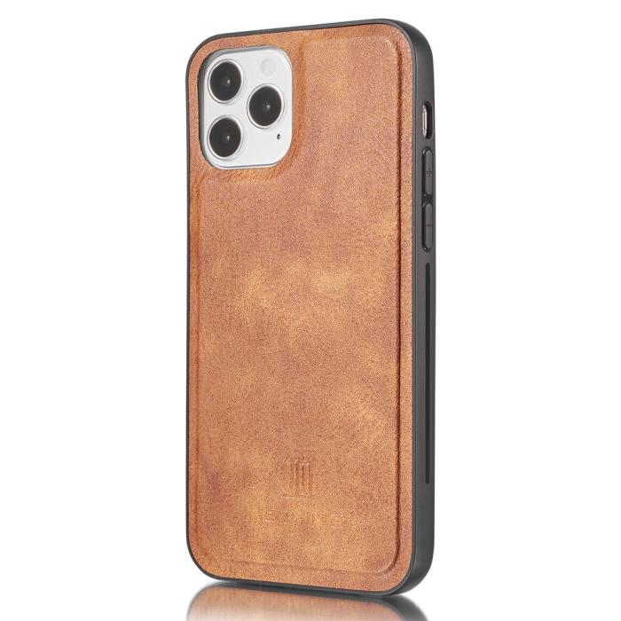 DG.MING - DG.MING Äkta Läder Plånboksfodral iPhone 13 - Brun