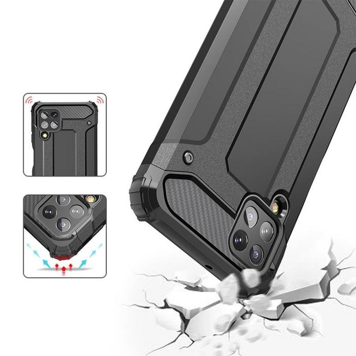 Forcell - ARMOR Skal till Samsung Galaxy A22 5G Svart