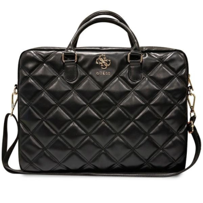 Guess Laptopväska 16" Quilted 4G - Svart