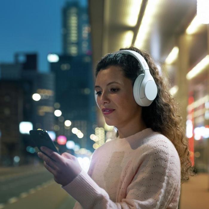 Philips - PHILIPS TAH8506BK Trådlösa Hörlurar,Brusreducering Pro - Vit