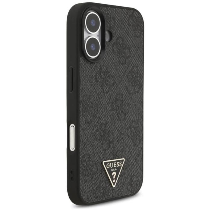 Guess - Guess iPhone 17 Mobilskal MagSafe 4G Strap Triangle Logo - Svart