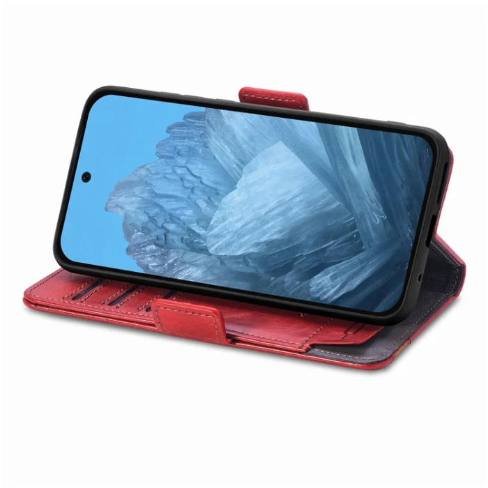 A-One Brand - Google Pixel 10/10 Pro Plånboksfodral Caseneo - Röd