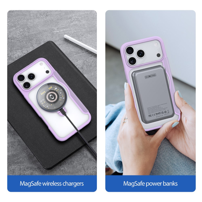 Dux Ducis - Dux Ducis iPhone 17 Pro Max Plånboksfodral MagSafe Skin X Pro Kickstand