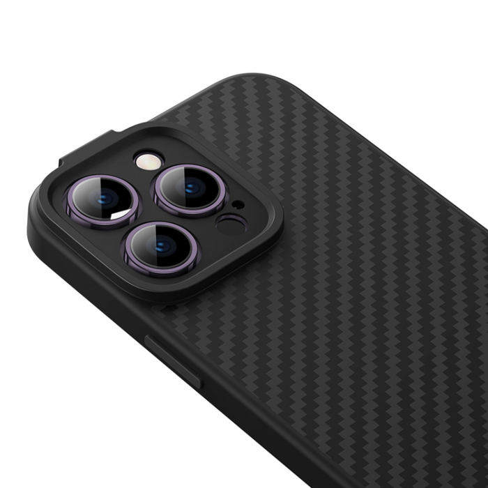 BASEUS - Baseus iPhone 14 Pro Max Mobilskal MagSafe Synthetic Fiber