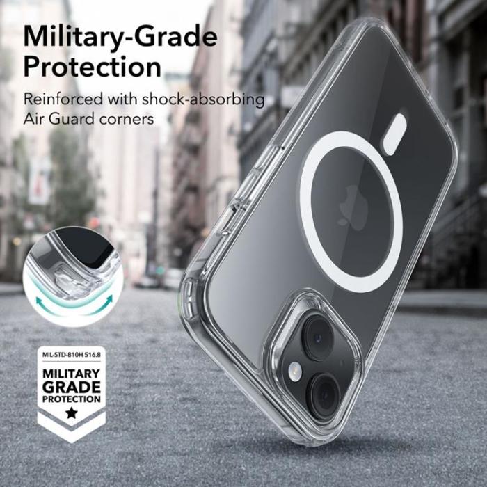 ESR - ESR iPhone 15 Mobilskal Magsafe CH Halolock - Clear