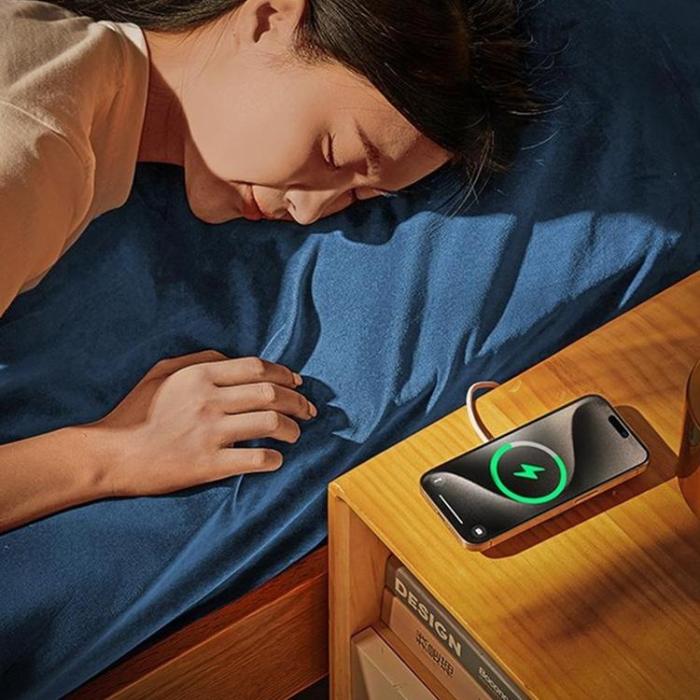 WIWU - WIWU Qi2 MagSafe Trådlös Laddare iPhone med Typ-C-kabel Wi-W029