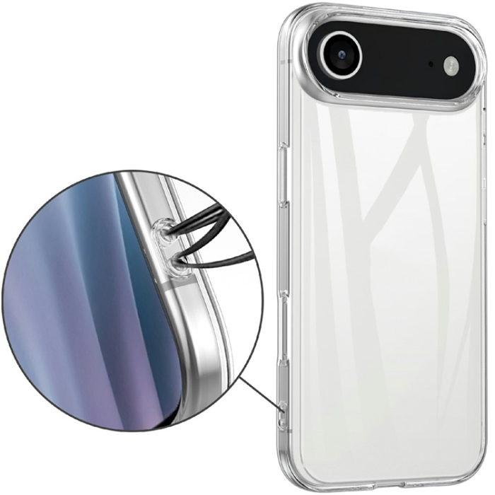 A-One Brand - iPhone Air Mobilskal TPU med Härdat Glas - Clear