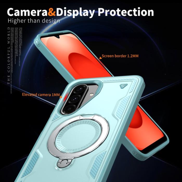 N/A - Mobilskal till Samsung Galaxy A26 5G Plast Militärskydd - Blå