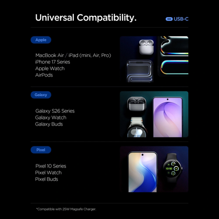 Spigen - Spigen EE451EU Essential 1-Port Snabbladdare 45W + Typ-C Kabel - Svart