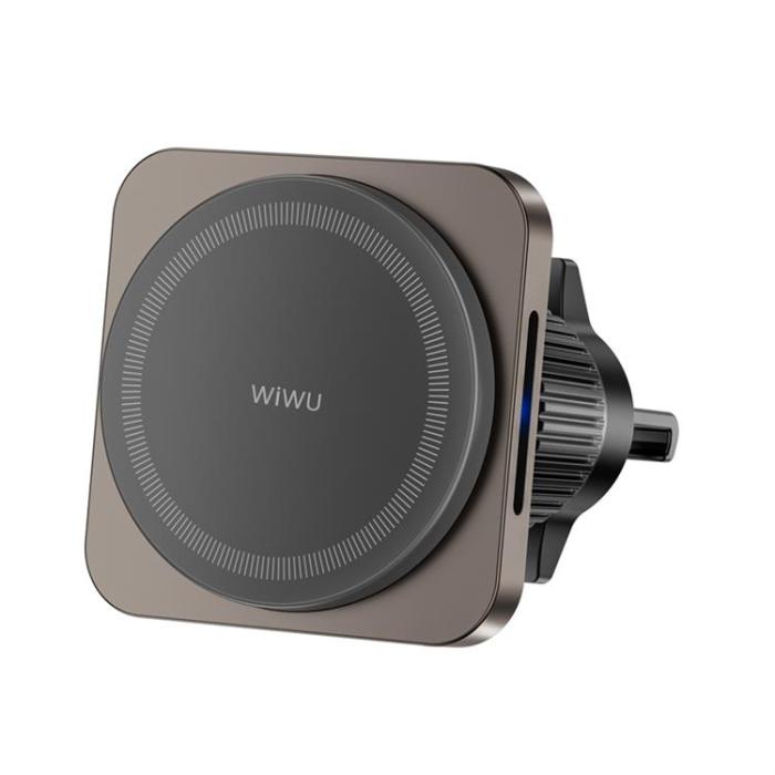 WIWU - WIWU Magnetisk Bilhållare Med 15W Trådlös Laddning CH-318 - Svart