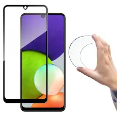 Wozinsky - Wozinsky H&auml;rdat Glas Sk&auml;rmskydd Galaxy A22 4G - Svart