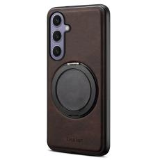 DENIOR - DENIOR A14 Samsung Galaxy S24 Plus Magnetfodral Konstl&auml;der - Brun