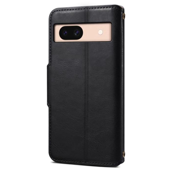 DENIOR - DENIOR Google Pixel 8a Plånboksfodral Konstläder Svart