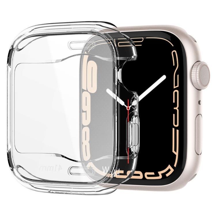 Spigen Apple Watch 7/8/9 (41mm) Skal Ultra Hybrid - Clear | 5122 | AlltMobil