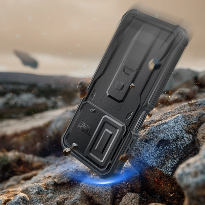 A-One Brand - Tech-Protect Galaxy A17 4G/5G Mobilskal Kevlar Camplus - Svart