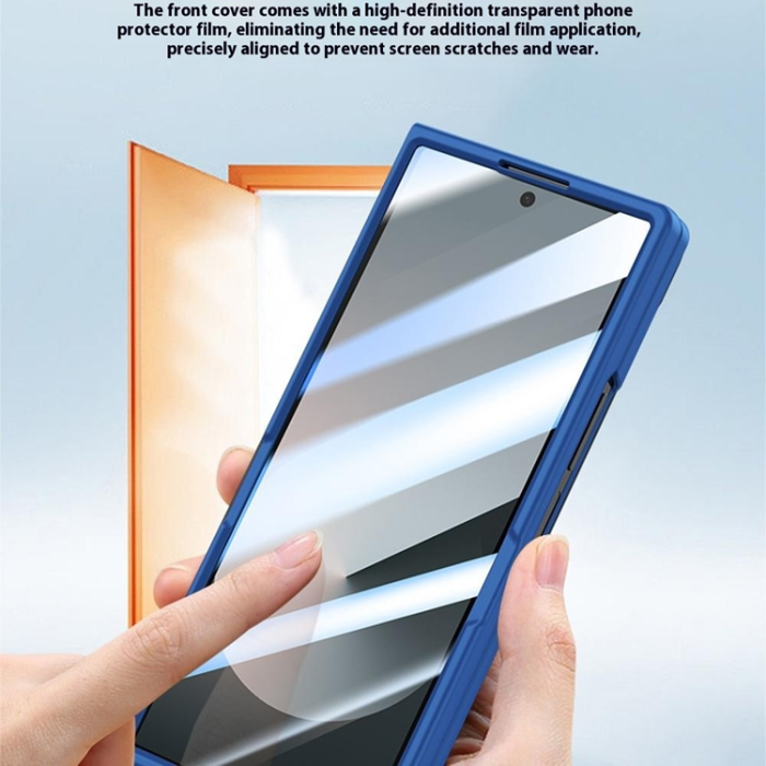 A-One Brand - Galaxy Z Fold 7 Mobilskal med Härdat glas och Pennfack Skin Feel