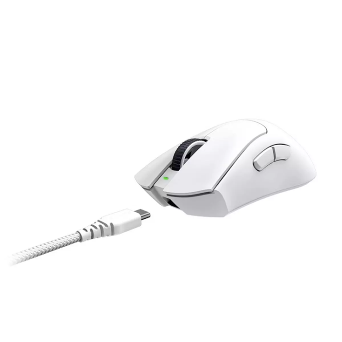 Razer - Razer DeathAdder V3 Pro Gaming Mus - Vit