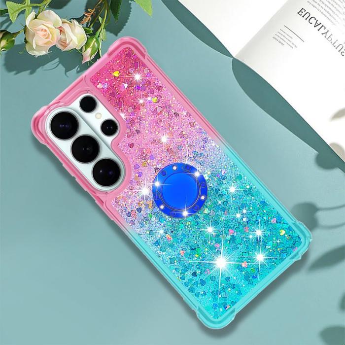OEM - Mobilskal till Samsung Galaxy S26 Ultra TPU Gradiant Stöd Skydd - Rosa+Himmelblå