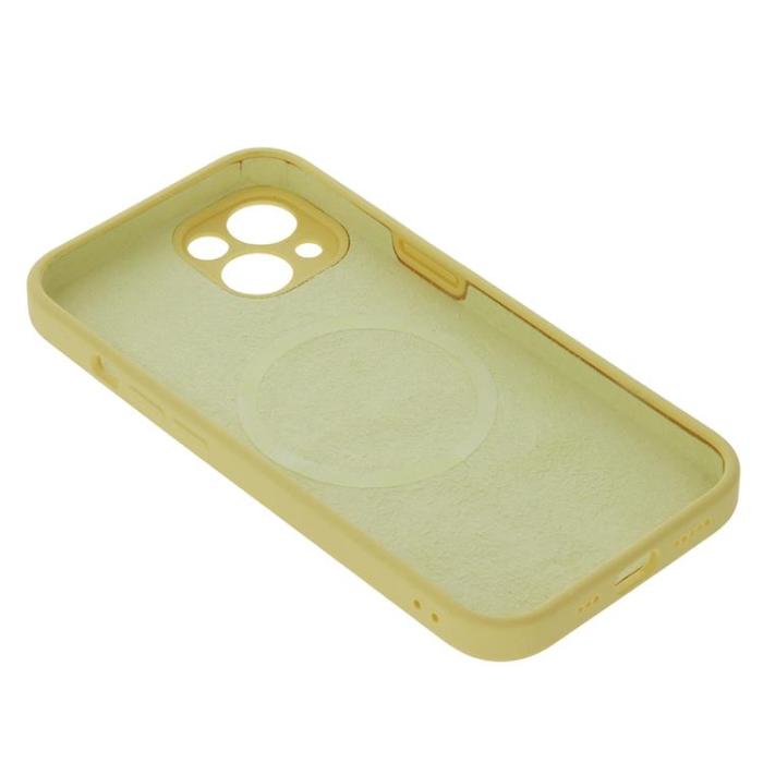 OEM - iPhone 14 Pro Mobilskal MagSafe Invisible - Pastellgul