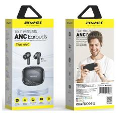 Awei - AWEI TA6 Bluetooth H&ouml;rlurar 5.3 ANC+ docka - Svart