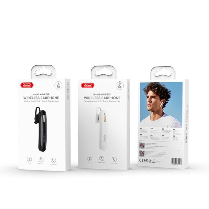 XO - XO In-Ear Hörlur Trådlösa Bluetooth BE48 - Vit
