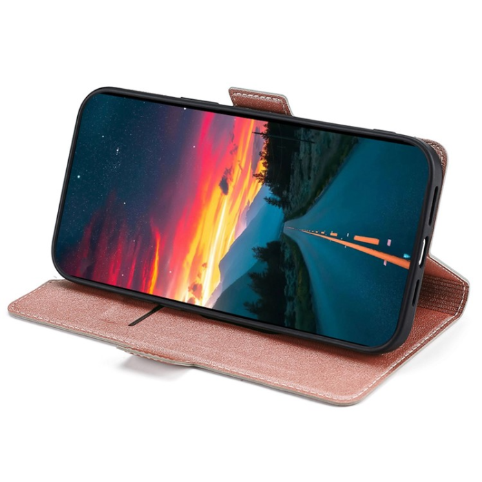 OEM - Xiaomi 13 Lite Plånboksfodral Dual Magnetic Clasp - Rosa Guld