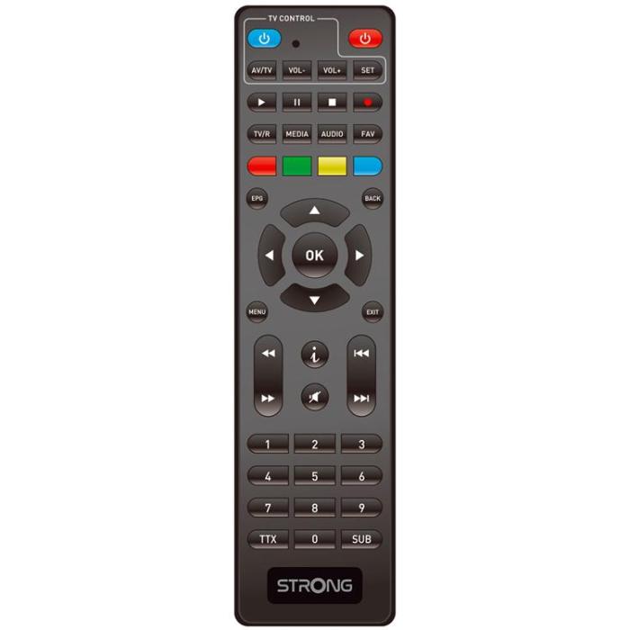Strong - STRONG TV-box DVB-T2 Marksänd FTA SRT8119 - Svart