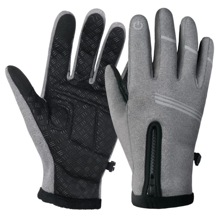 OEM - Sword Vattenavvisande touchvantar / handskar - Medium - Grå
