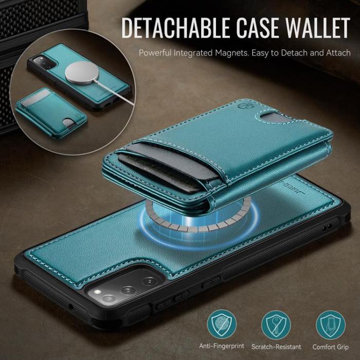 OEM - JEEHOOD Samsung Galaxy S20 FE Fodral Konstläder - Blå