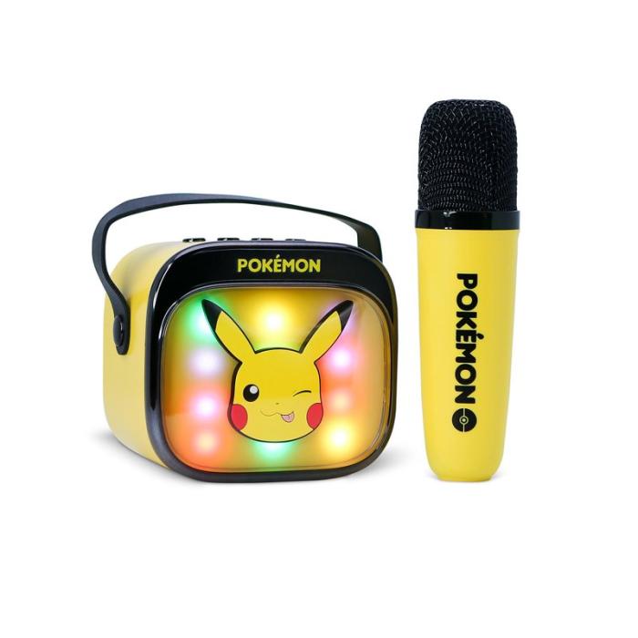 POKEMON - POKEMON Karaokehögtalare med Mikrofon Pikachu Popsing LED