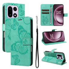 A-One Brand - OnePlus 15 5G Pl&aring;nboksfodral Floral Butterfly Imprinted