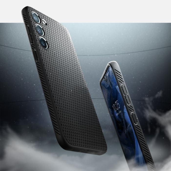 Spigen - Spigen Liquid Air skal för Samsung S23 mattsvart