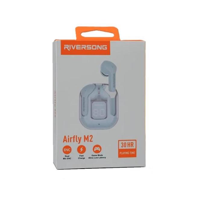 Riversong - Riversong TWS In-Ear Hörlurar Bluetooth AirFly M2 - Blå