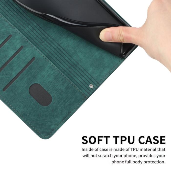 OEM - Mobilskal för Samsung Galaxy S26 Ultra Kickstand Konstläder - Grön