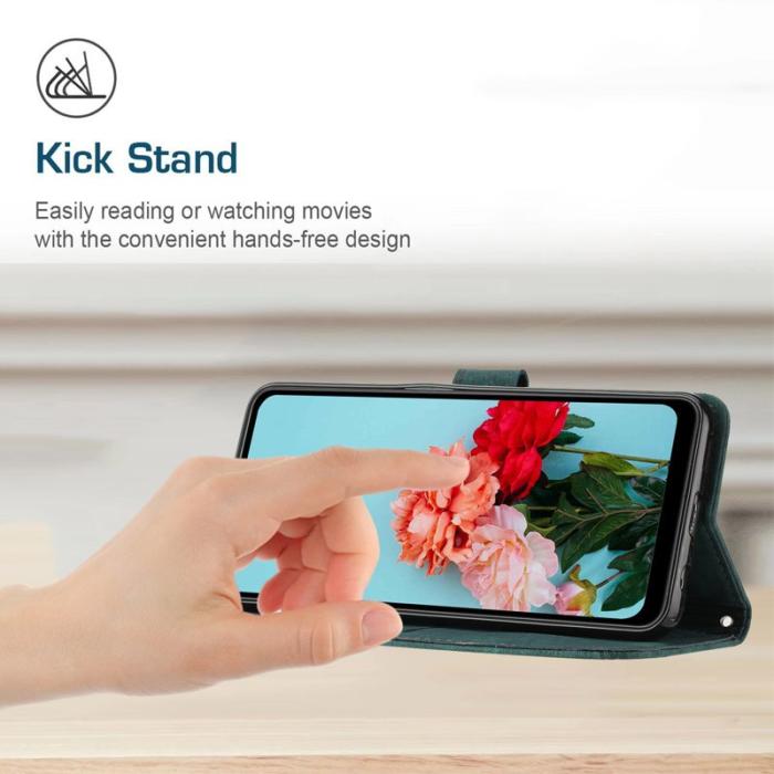 OEM - Mobilskal för Samsung Galaxy S26 Ultra Kickstand Konstläder - Grön