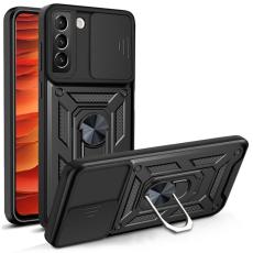 OEM - Ring KickStand Skal Galaxy S22 Plus 5G - Svart