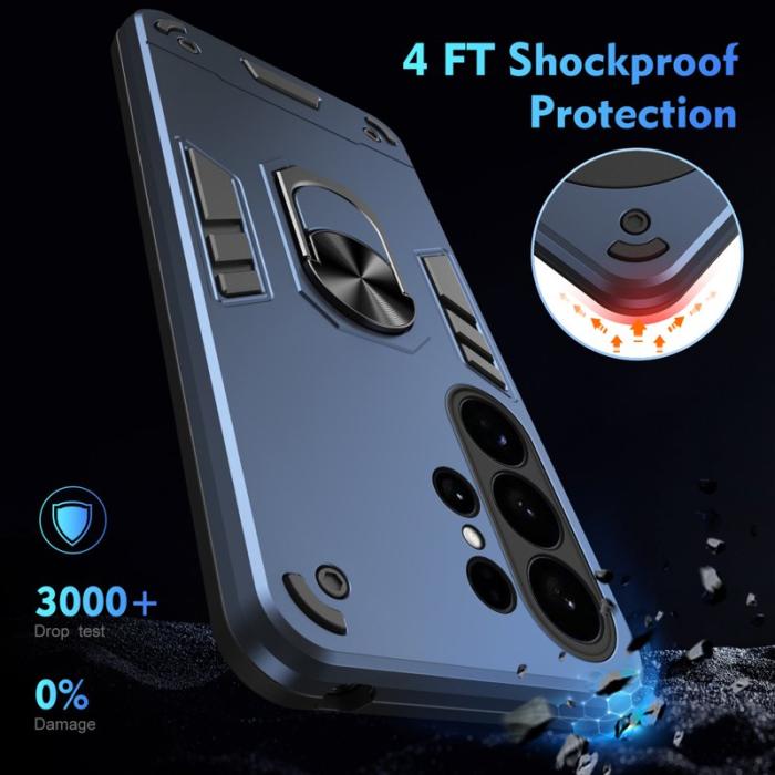 OEM - Mobilskal för Samsung Galaxy S26 Ultra PC + TPU Stötsäker - Blå
