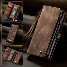 Caseme - CASEME 008 Series Mobilskal till Samsung Galaxy S22 Ultra 2-i-1 Brun