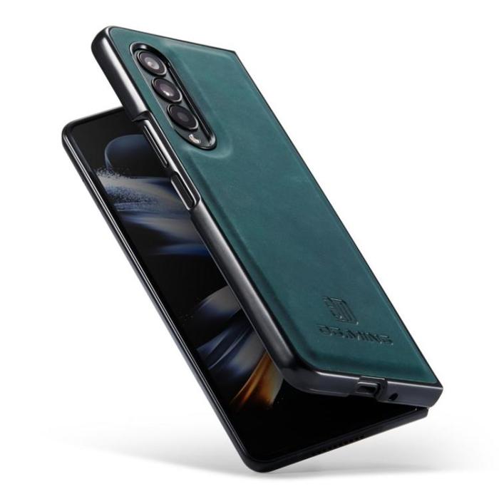 DG.MING - DG.MING Galaxy Z Fold 3 Plånboksfodral M2 Magnetic Kickstand - Grön