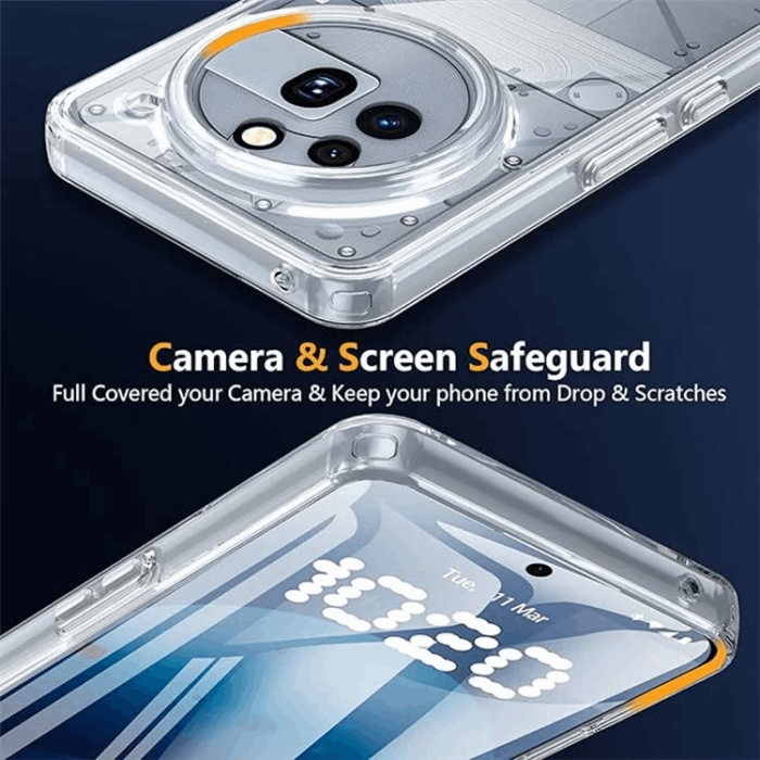 A-One Brand - Nothing Phone (3a) Pro Mobilskal TPU Shockproof - Clear