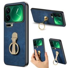 CASENEO - CASENEO Xiaomi 17 Pro Fodral Retro Konstl&auml;der - Bl&aring;