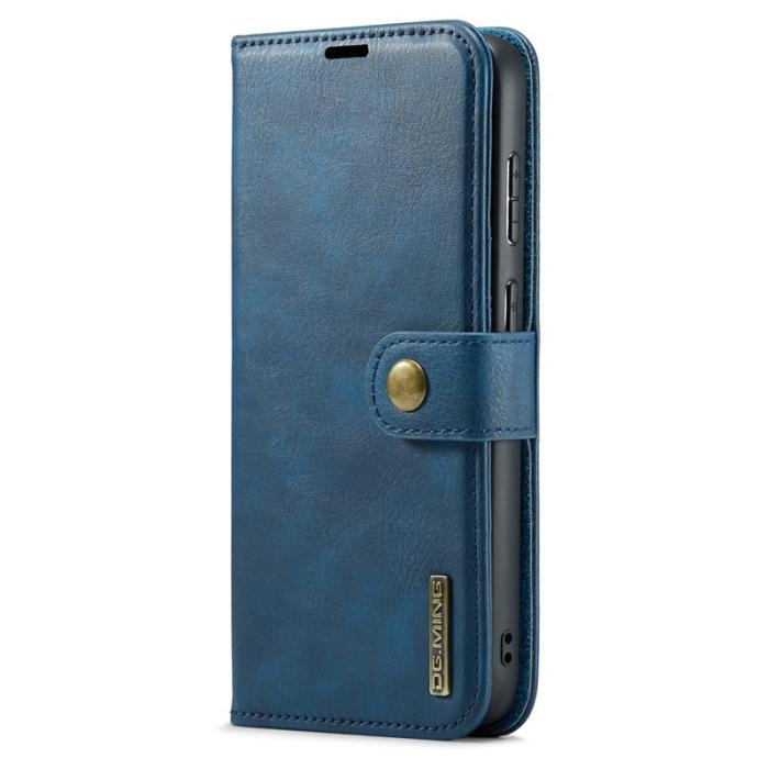 DG.MING - DG.MING Samsung Galaxy A36 5G Plånboksfodral Äkta läder - Blå