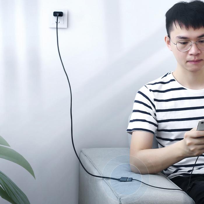 Ugreen - Ugreen Förlängning USB 2.0 Adapter Kabel 0.5m - Svart