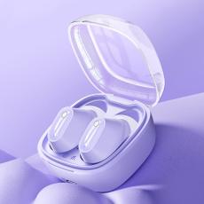 XUNDD - XUNDD X32 TWS Mini In-ear Bluetooth H&ouml;rlurar Tr&aring;dl&ouml;s Lila