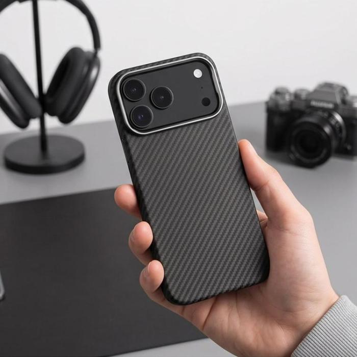 Tech-Protect - Tech-Protect Mobilskal För iPhone 18 Pro Max/17 Pro Max Magsafe Ion Carbon