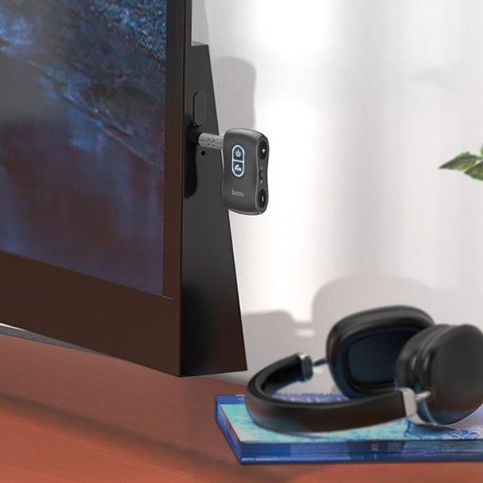 Hoco - HOCO transmitter FM BT Jack 3,5 mm E73 Pro black